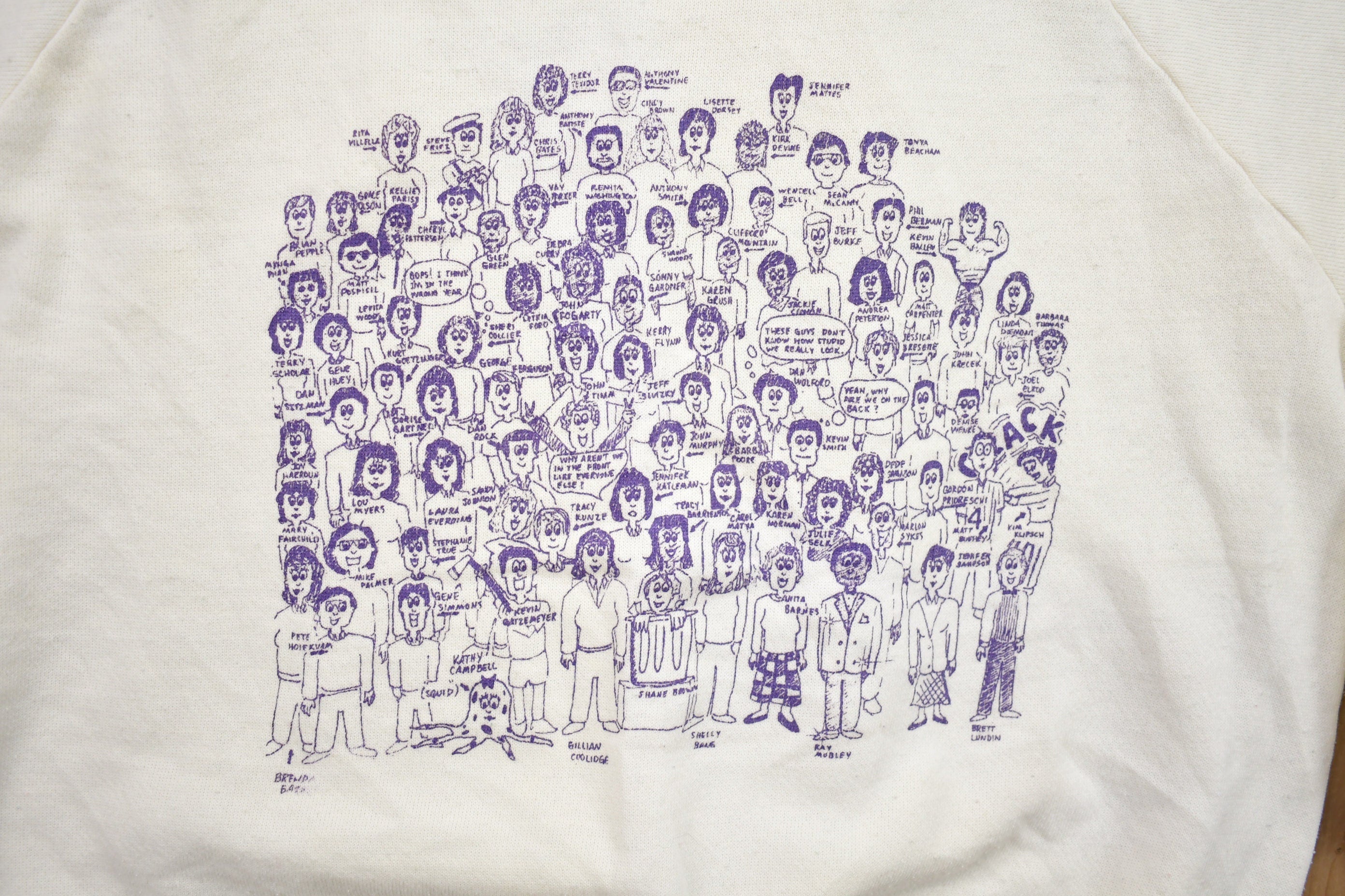 Vintage 1980s Central High Eagles Crewneck Sweatshirt