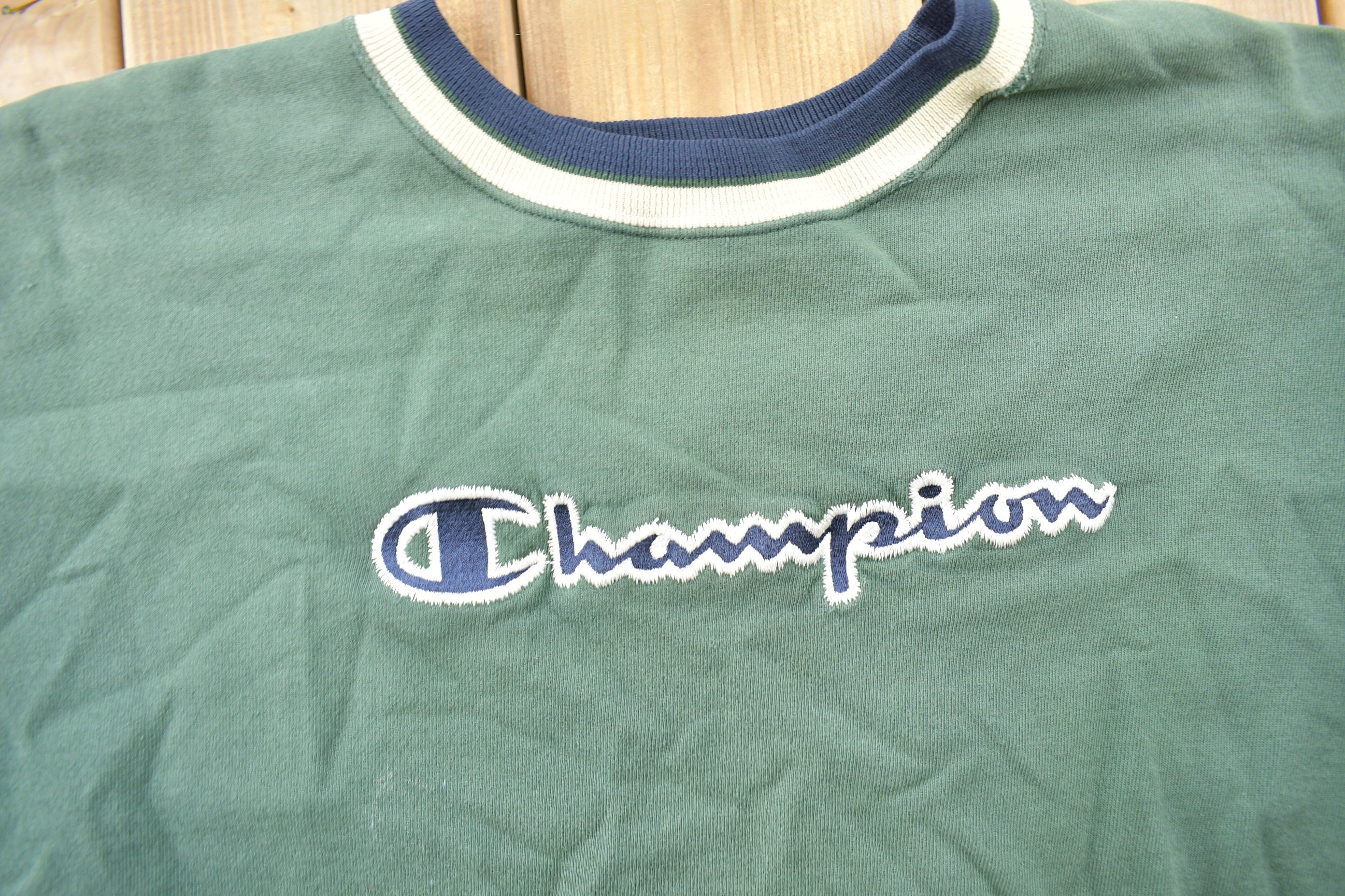 Vintage 1990s Champion Reverse Weave Embroidered Crewneck Sweatshirt