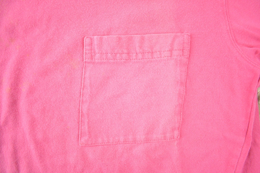 Vintage 1990s Eddie Bauer Blank Pocket T-Shirt Size S