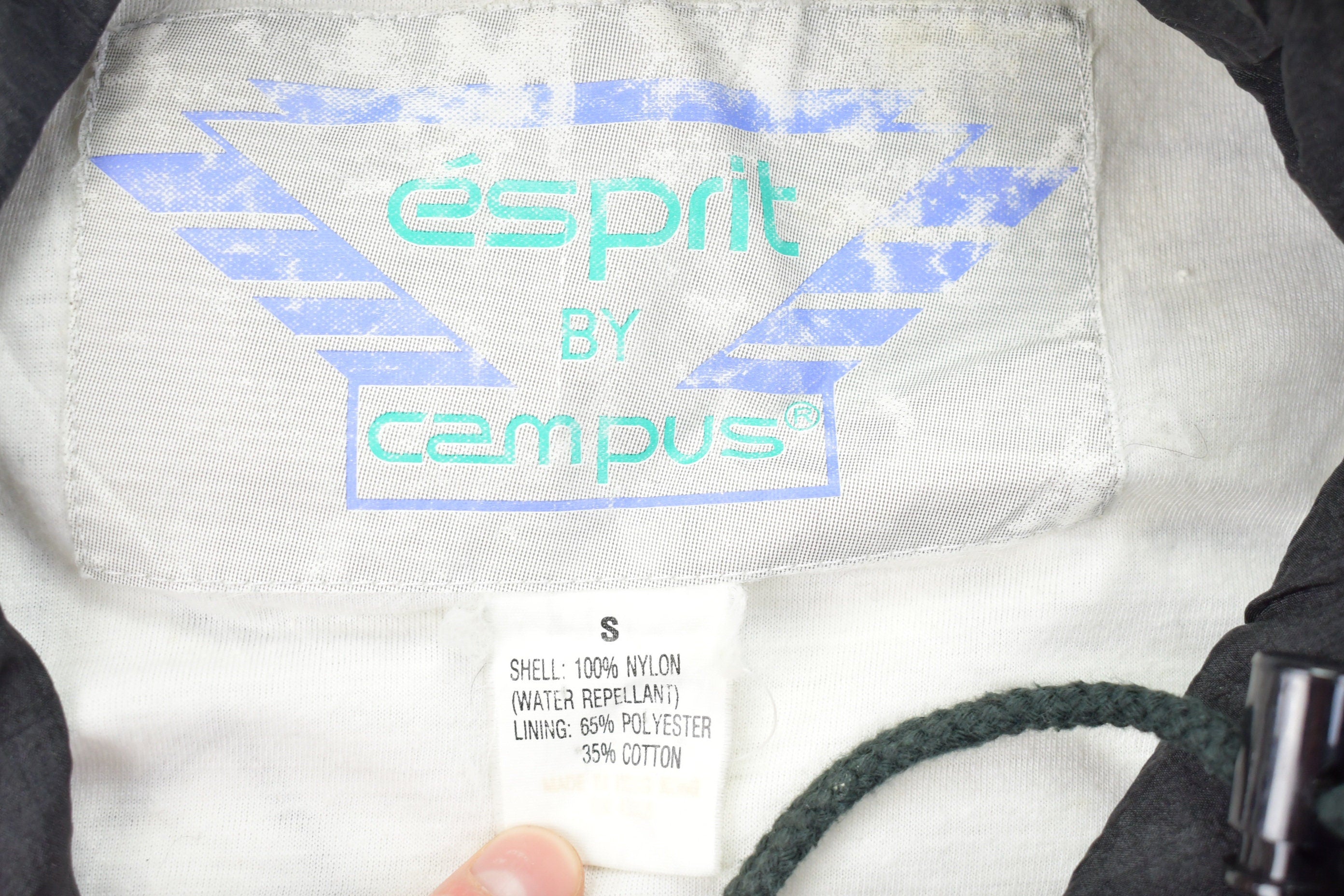 Vintage 1990s Espirit Full Zip Windbreaker Jacket