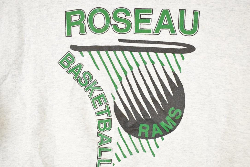 Vintage 1990s Roseau Rams Basketball Crewneck Sweater Mens L