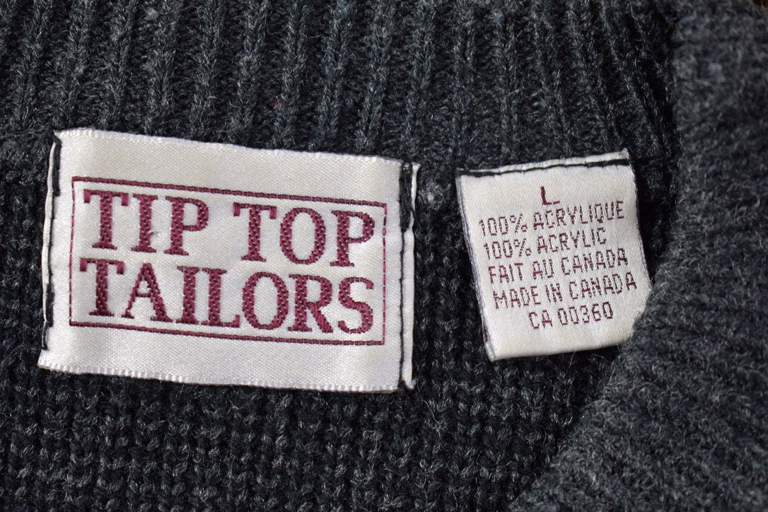 Vintage 1990s Knitted Crewneck Sweater