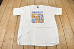 Vintage 1976 Deadstock Walt Disney Mickey Mouse Graphic Ringer T-Shirt