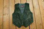 Vintage 1990s Mariah by MPW Suede Leather Vest