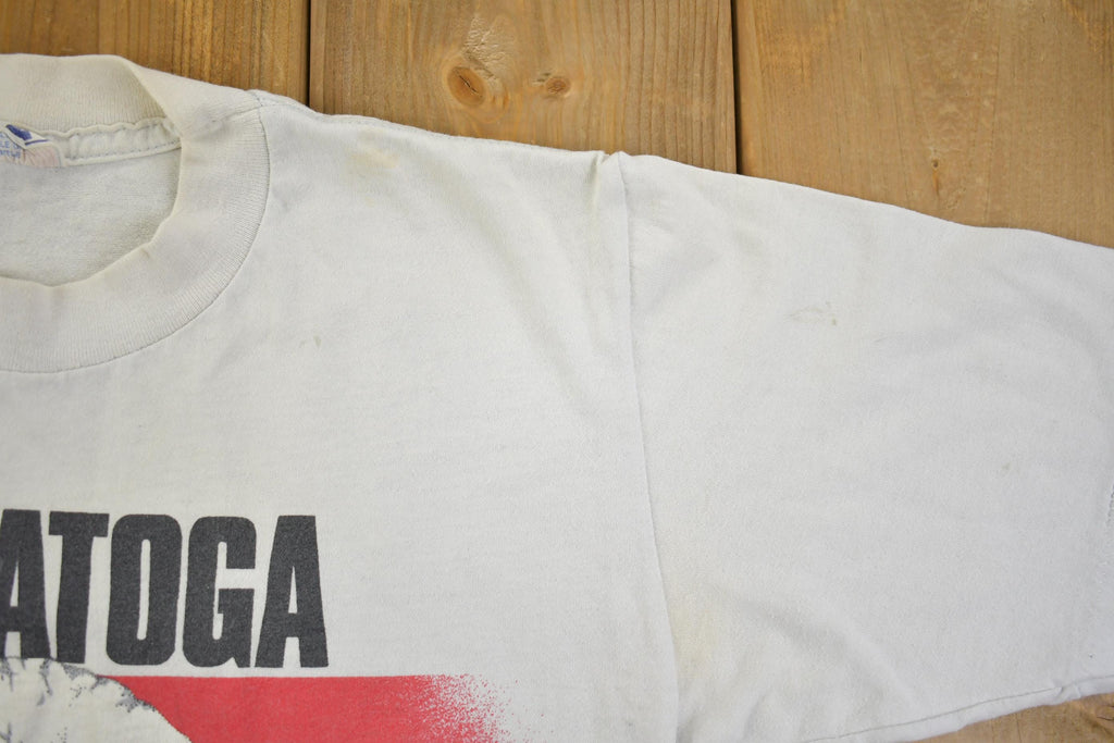 Vintage 1980s Saratoga Bald Eagle Patriotic T Shirt