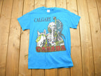 Vintage 1990s Calgary Canada Aboriginal Graphic T Shirt