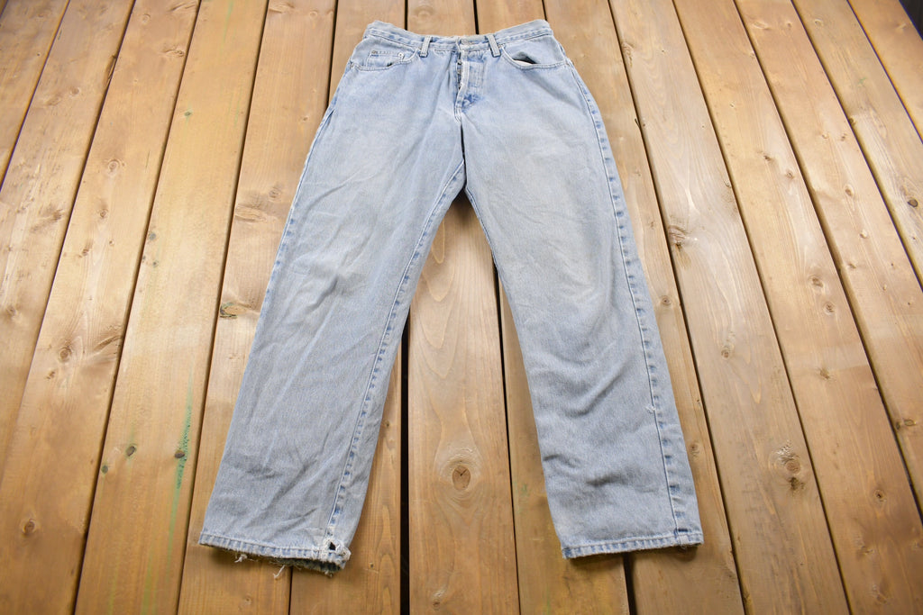 Vintage 1990's Guess USA Light Wash Blue Jeans 29 x 29