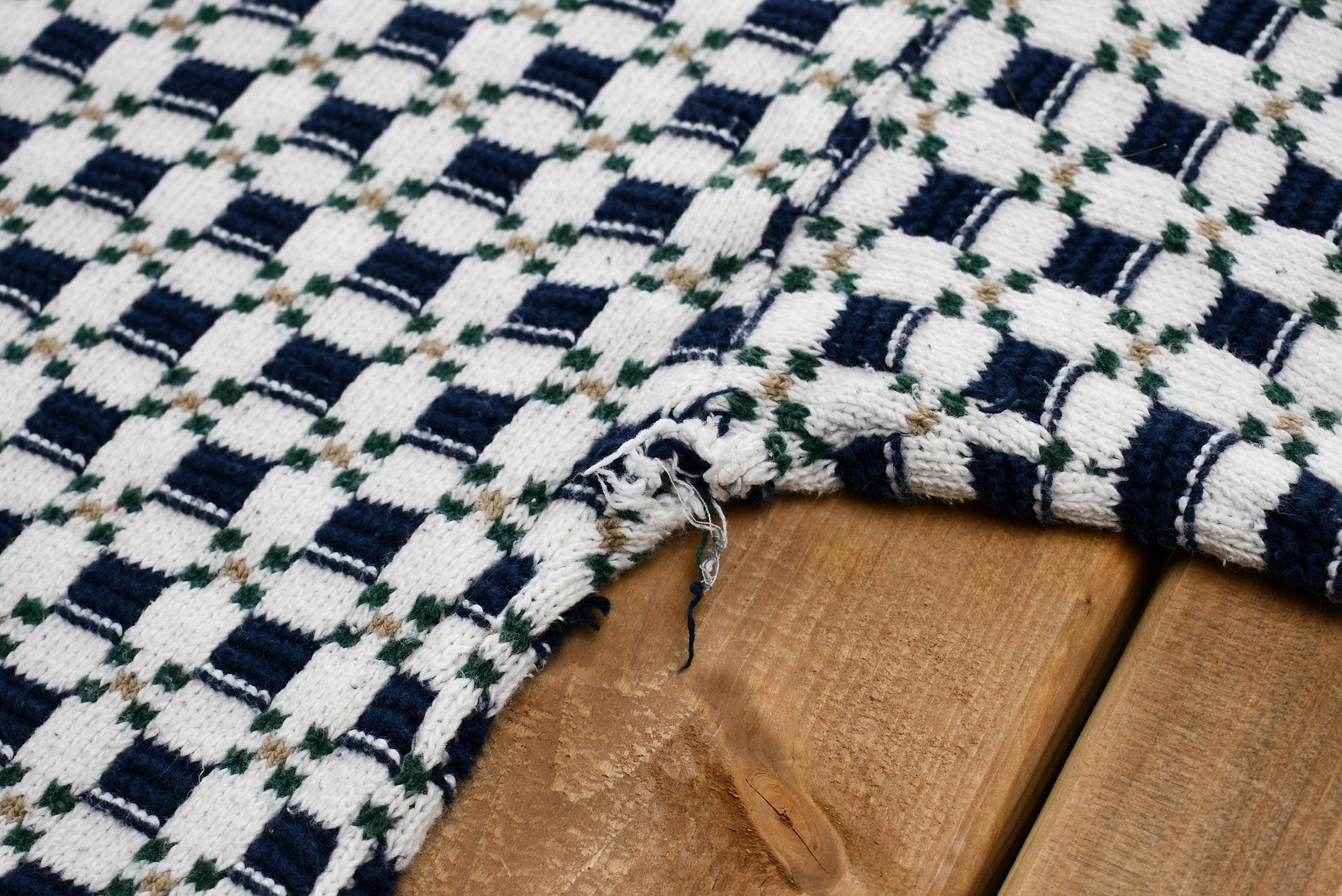 Vintage 1990s Hand-Framed Knit Sweater