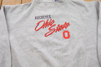 Vintage 1990s University of Ohio State Buckeyes Embroidered Collegiate Crewneck