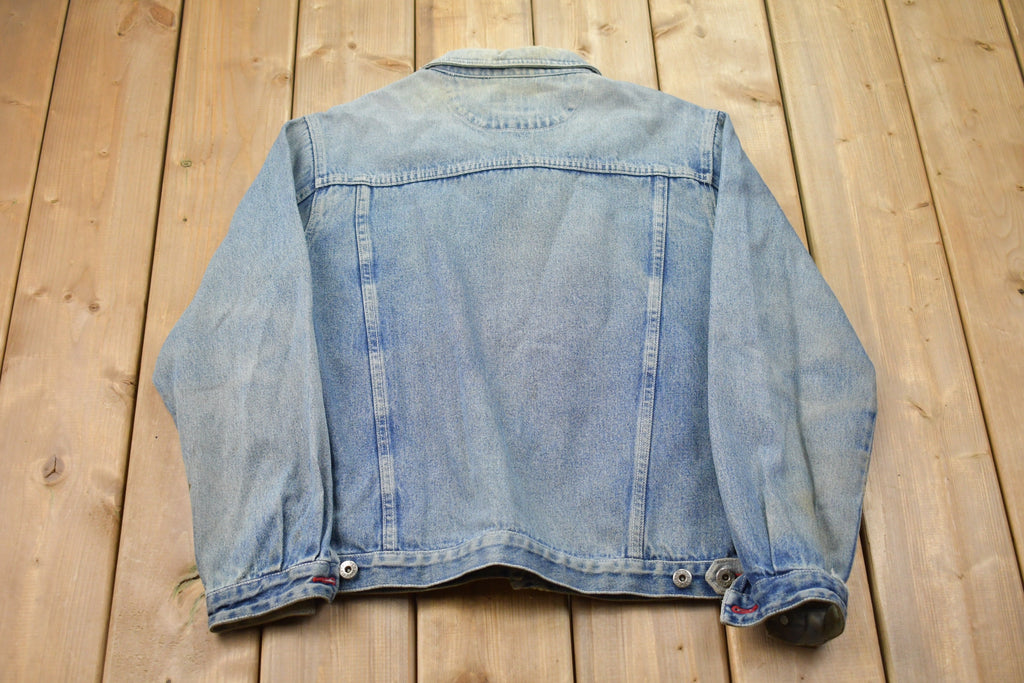 Vintage 1990s Get Your Kicks Denim Jean Jacket