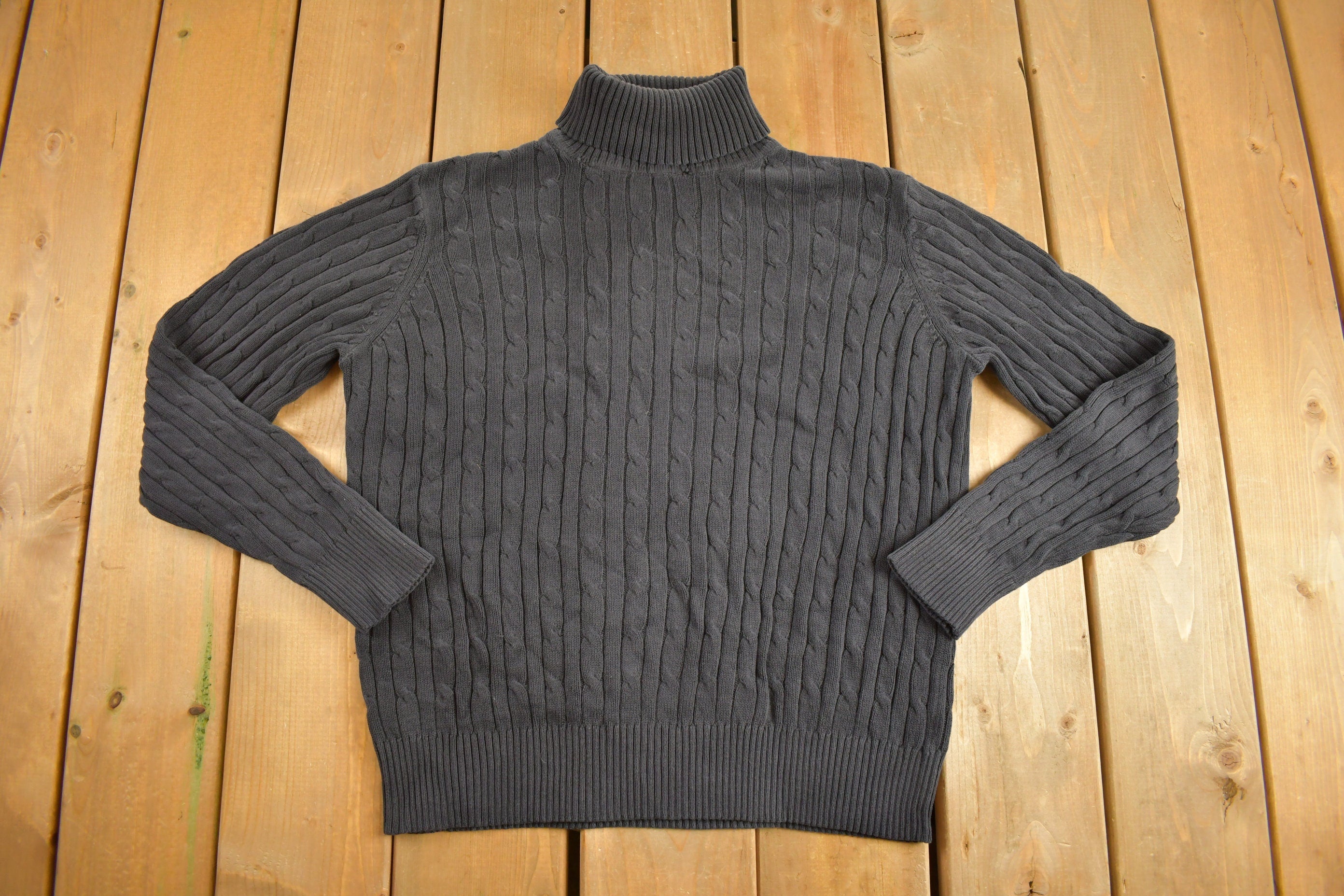 Vintage 1990's Knitted Turtle Neck Sweater