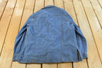 Vintage 1970s Lee Western Style Pearl Snap Button Up Denim Shirt Men's Large