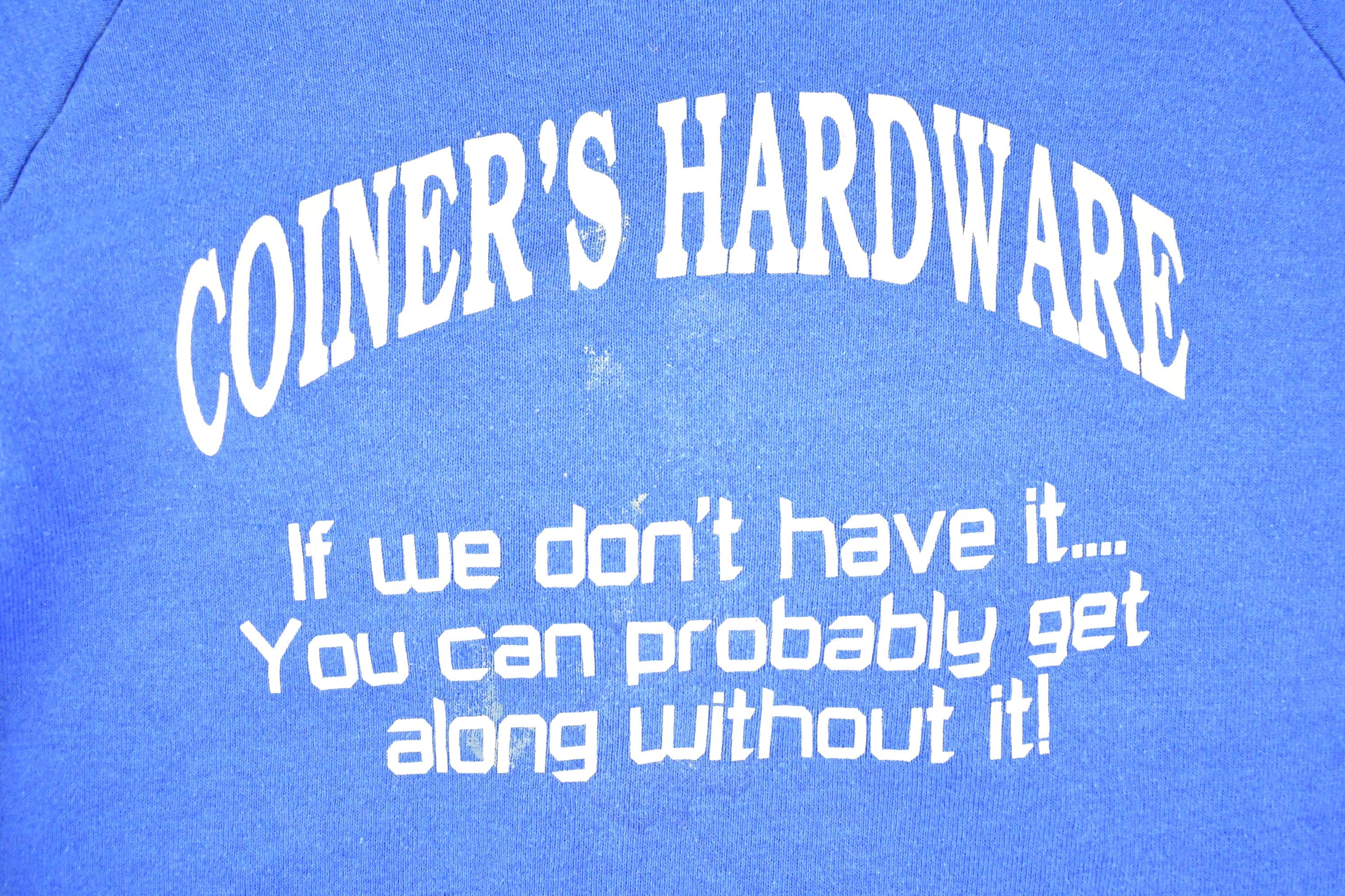 Vintage 1990s Coiners Hardware Souvenir Crewneck Sweatshirt Mens L