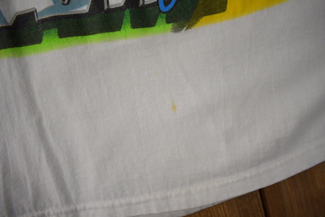 Vintage 2000 Jeff Gordon All Over Print NASCAR Racing T-Shirt