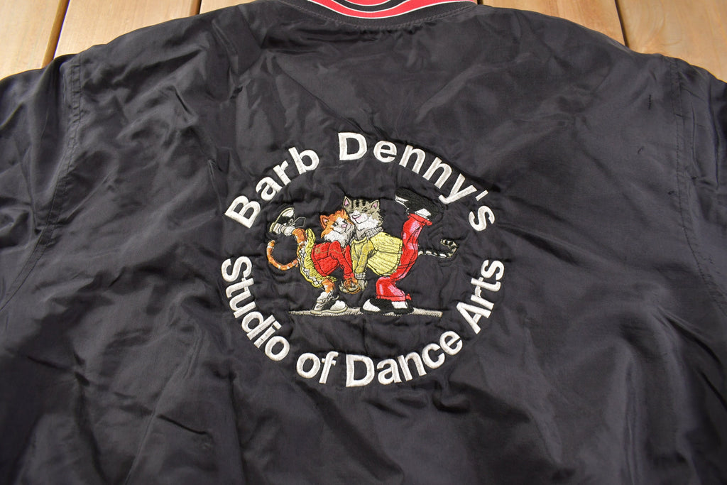 Vintage 1990s Barb Denny's Studio Of Dance Art Windbreaker Jacket