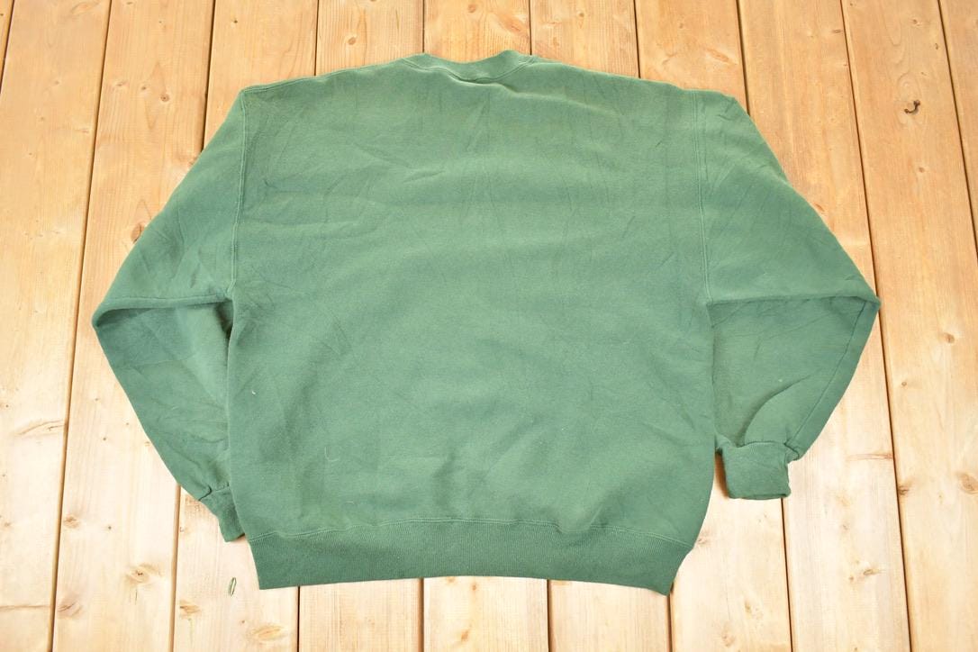 Vintage 1990s Minnesota Embroidered Loon Crewneck Sweatshirt Men's L