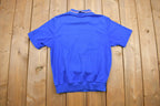 Vintage 1990s Stitched Sailboat Button Up Short Sleeve Shirt