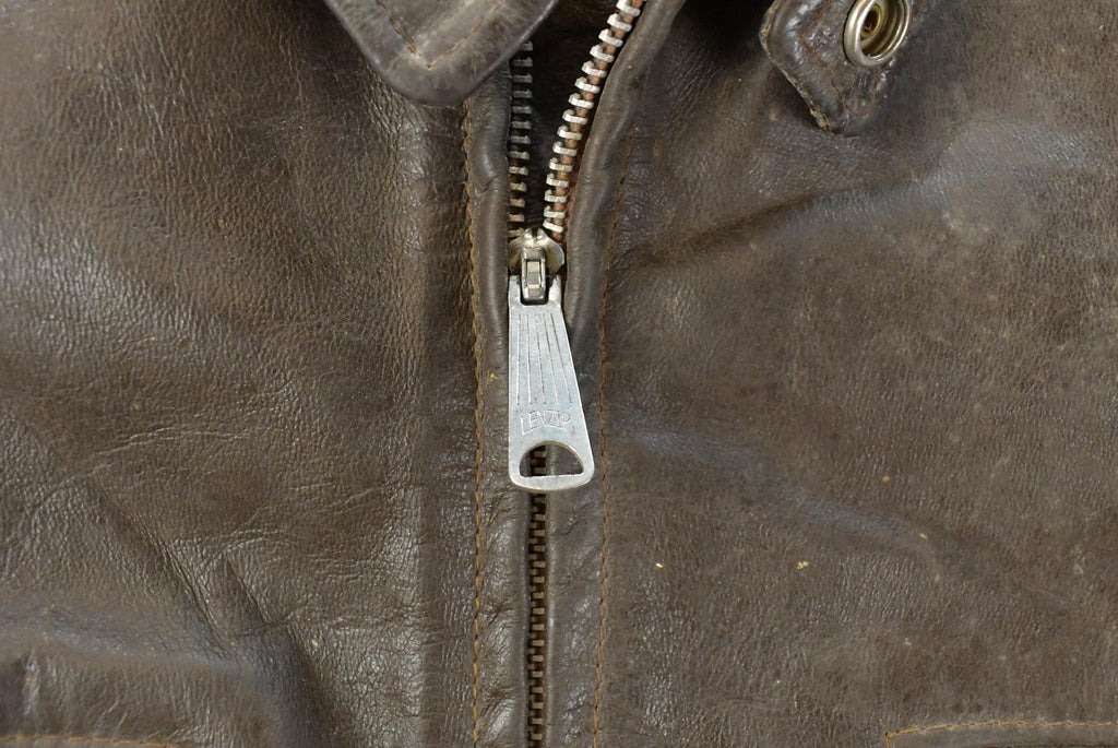 Vintage 1970s AMF Harley Davidson Leather Cafe Racer Jacket Men's Large