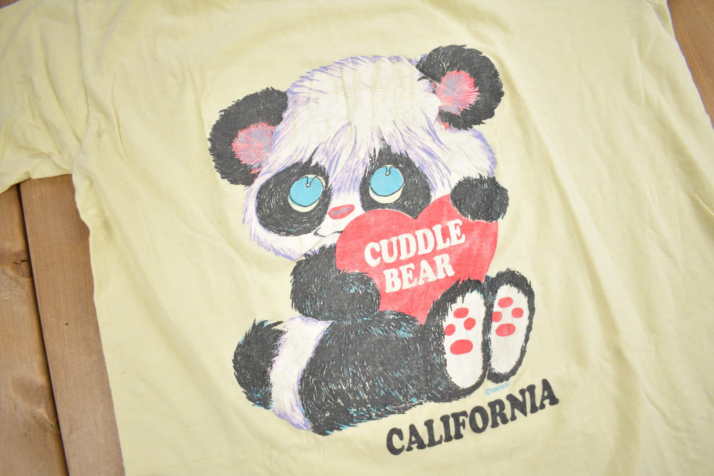 Vintage 1980s California Cuddle Bear Graphic T Shirt / Vintage T Shirt / Streetwear / Graphic Tee / Single Stitch / Made In USA