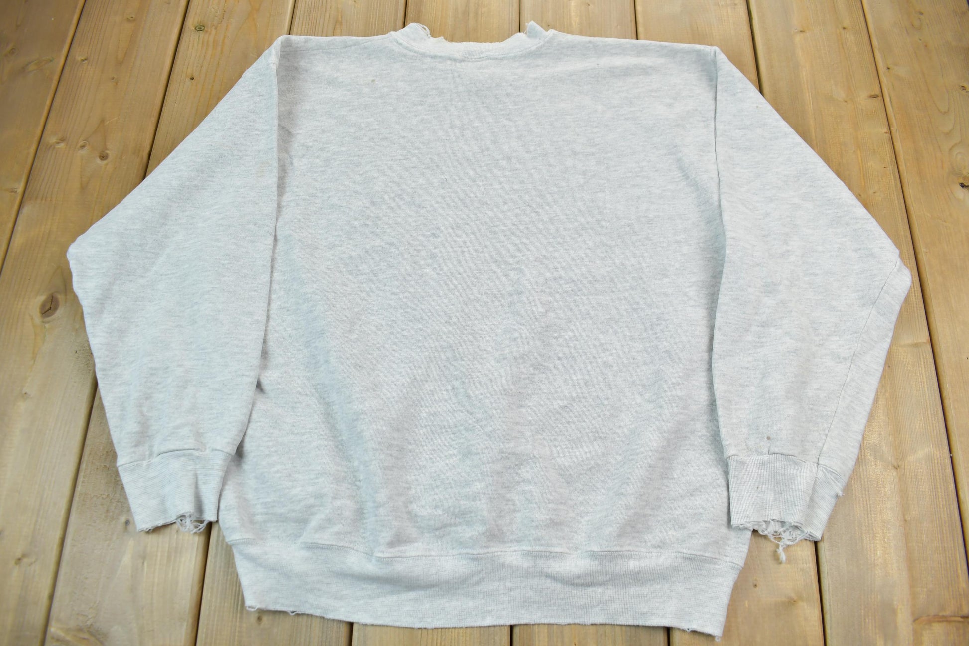 Vintage 1990s Blank Grey Crewneck Sweatshirt