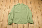 Vintage 1990s Green Button Up Shirt