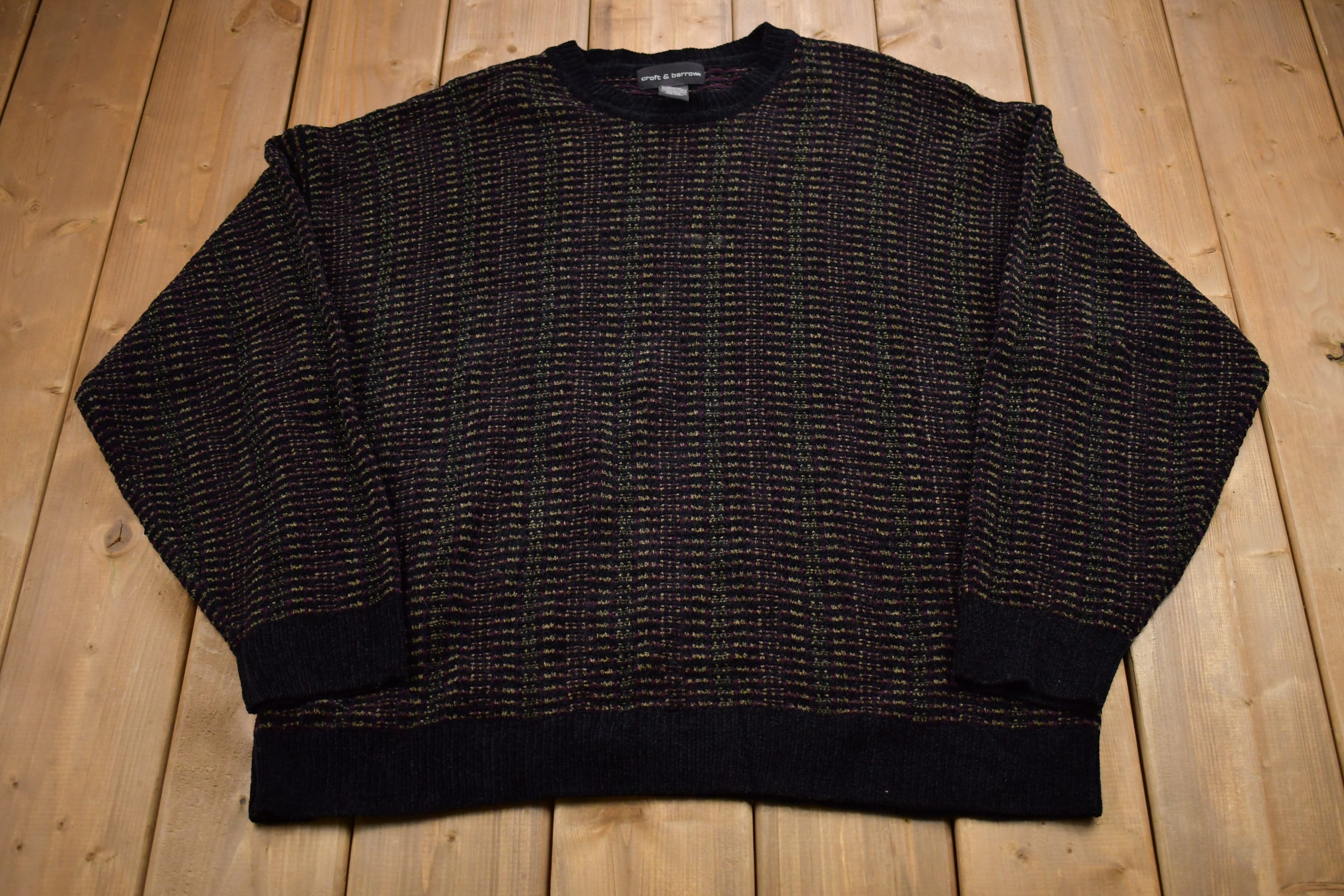 Vintage 1990s Craft & Barrow Knitted Sweater