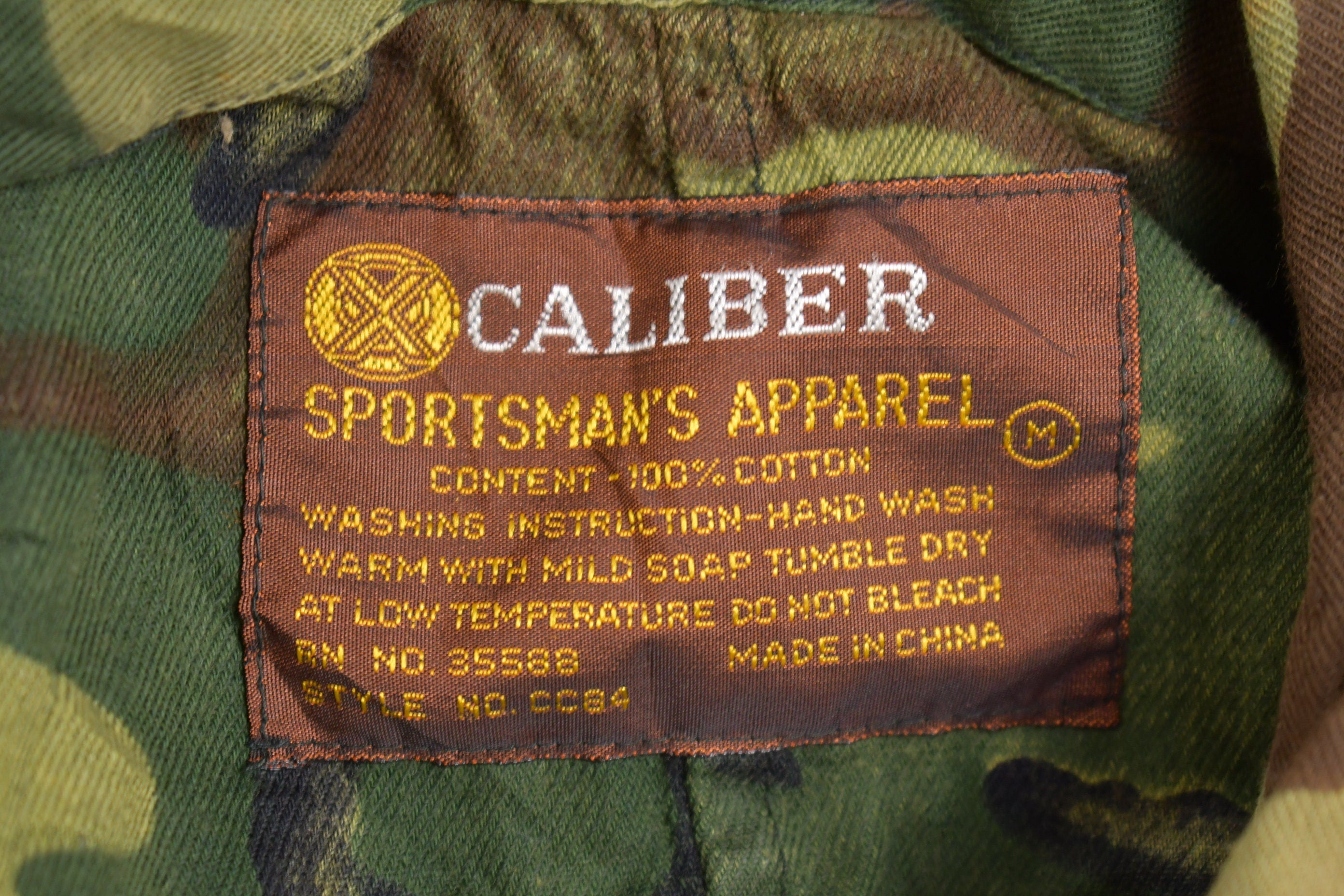 Vintage 1980s Caliber Woodland Camo Jumpsuit
