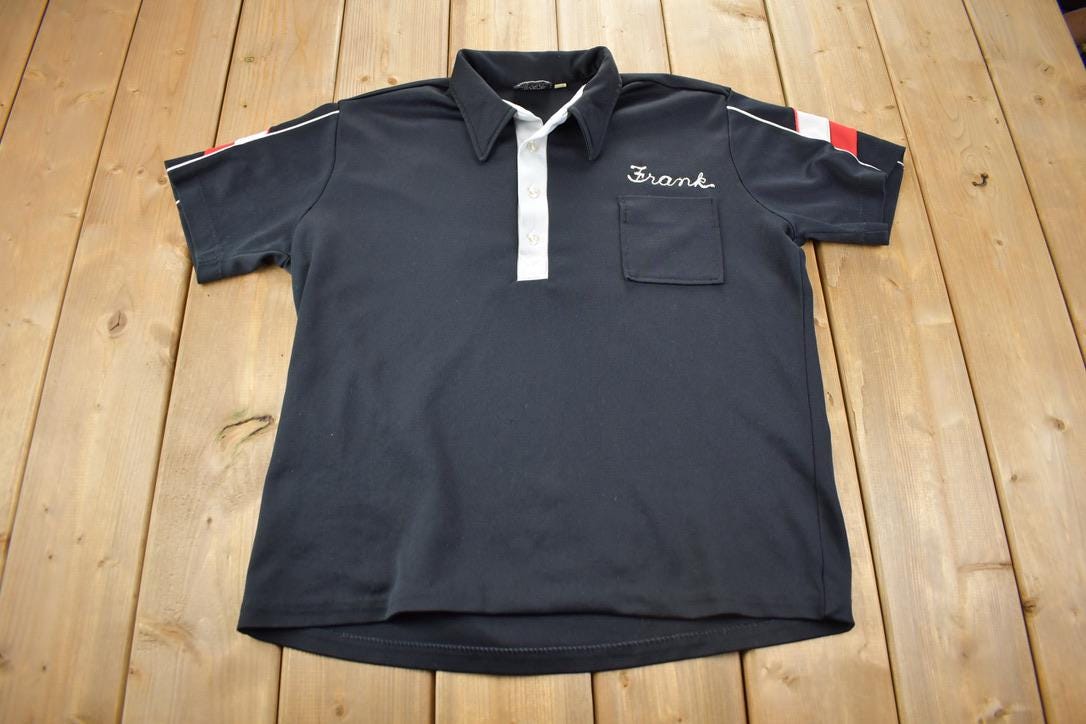 Vintage 1970s Bonnewell Welding Chain Stitched Shirt