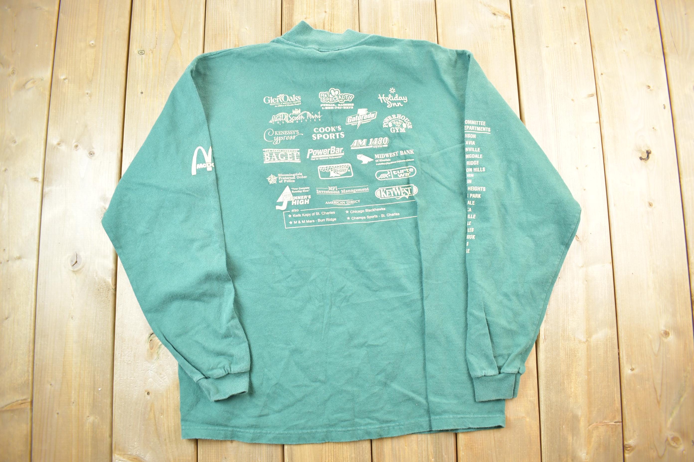 Vintage 1997 Mc Donalds DARE Family Challenge 5K Run Crewneck Sweatshirt