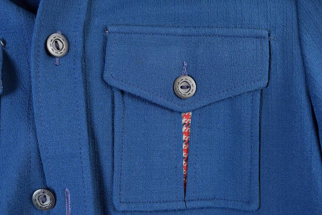 Vintage 1980s JC Penny Western Apparel Light Button Up Jacket