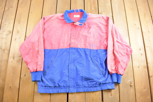 Vintage 1980s Odlo Sportswear Color Block Light Jacket / Colorful / Athletic Spring Summer Sportswear / Streetwear / Athleisure