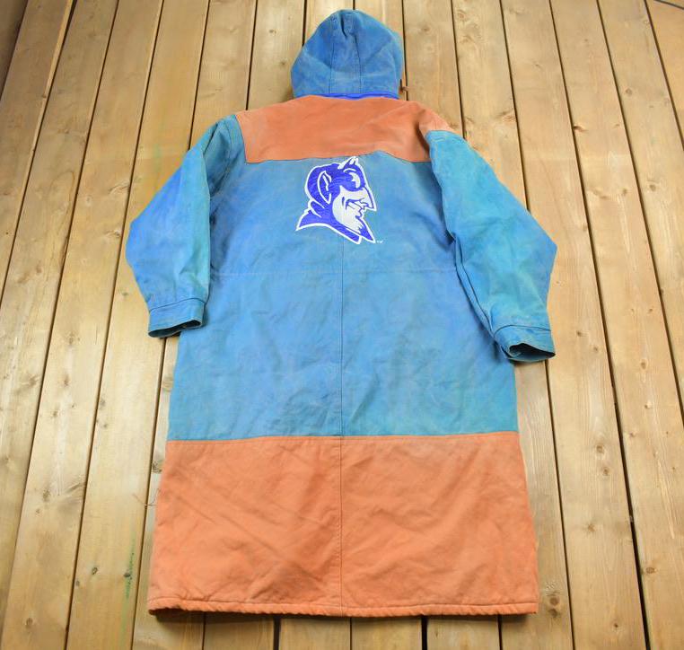 Vintage 1990s Duke University Blue Devils Collegiate Duffle Coat