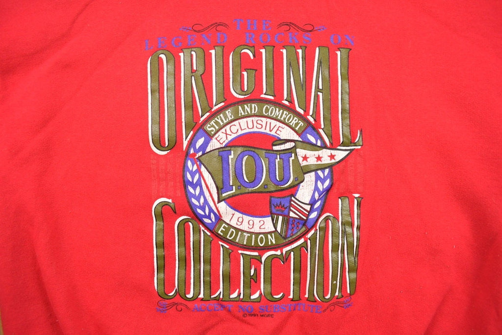 Vintage 1990s The Legend Rocks On Turtleneck Sweatshirt
