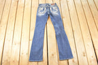 Vintage Deadstock Y2K Grace LA Bedazzled Low Rise Jeans Women's Size 26 x 32