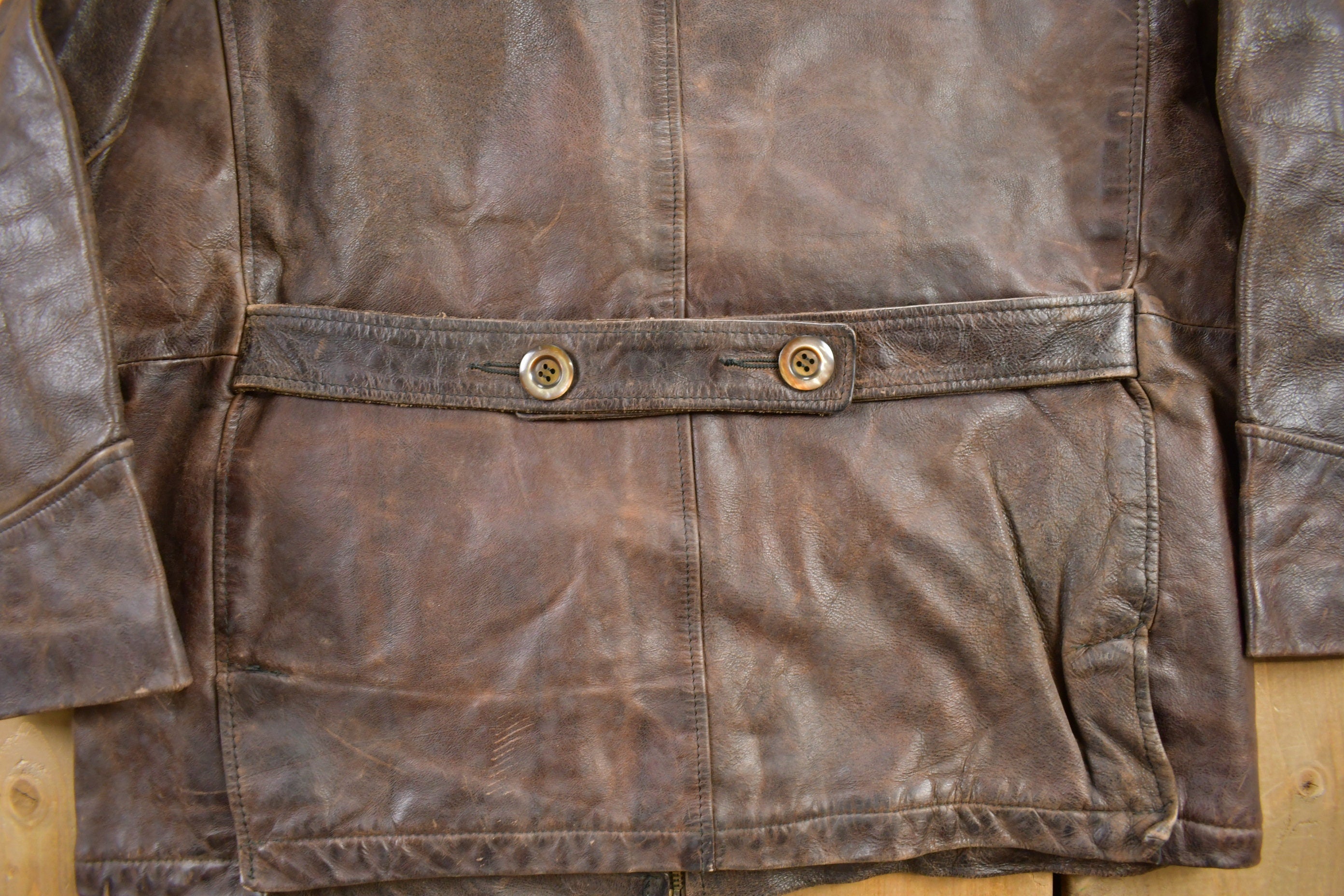 Vintage 1970s Ramonpel Italian Leather Jacket