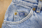 Vintage 1980s Lee Light Wash Denim Women's Jeans Size 30 x 26.5