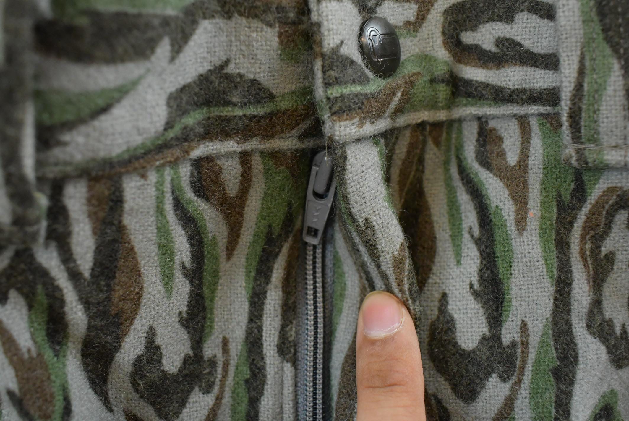 Vintage 1980s Woolricha Wool Tree Camo Gore-Tex Cargo Men's 36 x 26