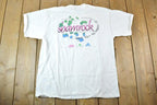 Vintage 1998 Shamrock 5K Walk Souvenir Single Stitch Graphic Print T-Shirt Made In USA