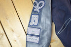 Vintage 1990s Rebels Butwin Champion Leather & Wool Varsity Jacket Made In USA