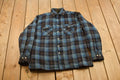 Vintage 1990s Gentlemens Row Plaid Wool Flannel Button Up Shirt