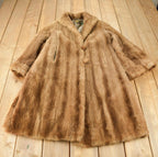 Vintage 1970s Artistic LTD Full Length Mink Fur Coat