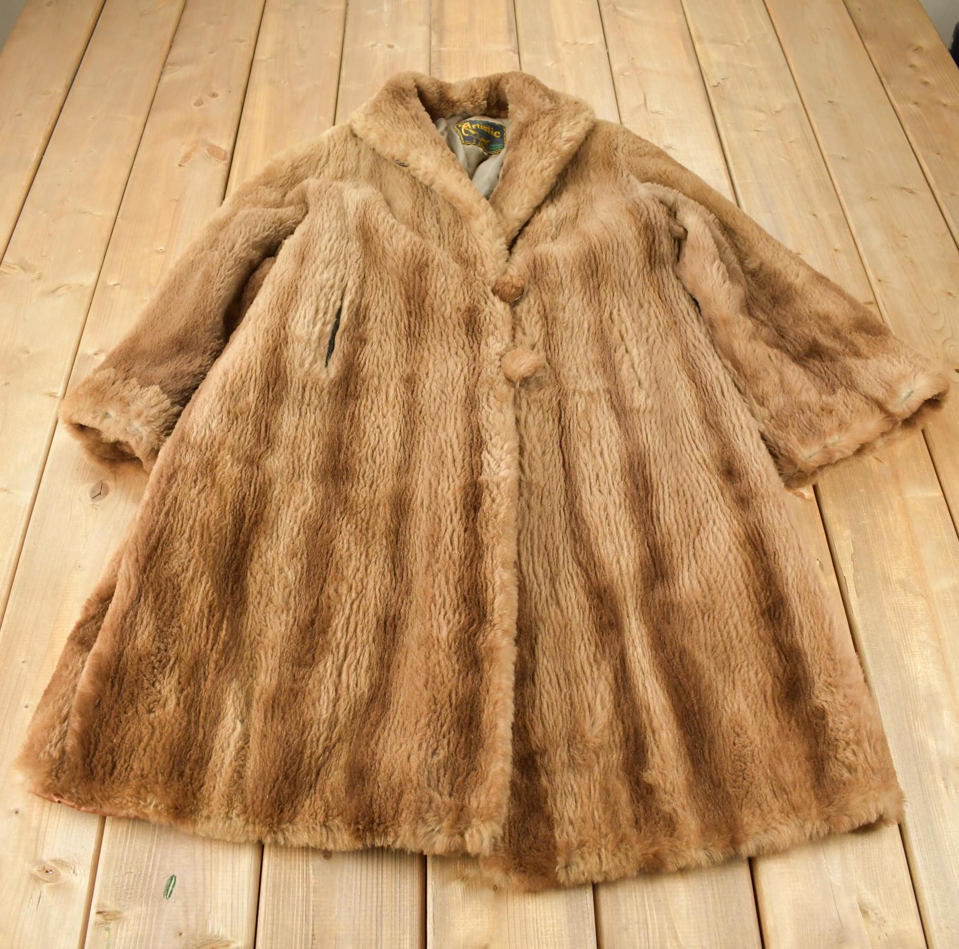 Vintage 1970s Artistic LTD Full Length Mink Fur Coat