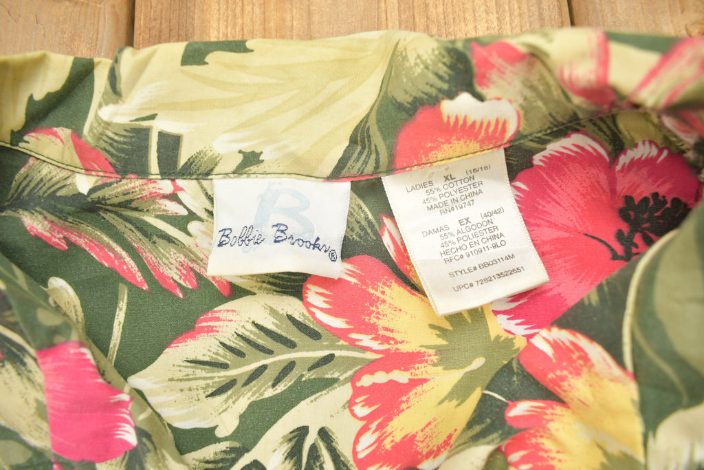 Vintage 1990s Bobbie Brooks Floral Button Up