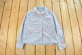 Vintage 1980s Rona Tic Tac Toe Button Up Shirt Women's Medium