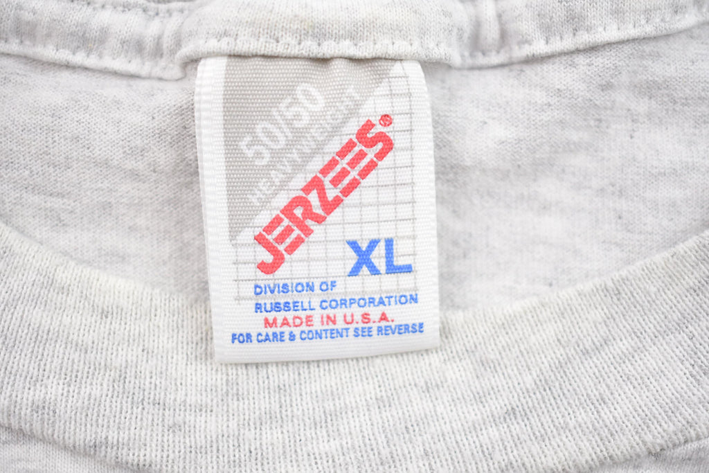 Vintage 1996 Jerzees Miners & Trappers Ball Graphic T Shirt