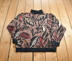 Vintage 1980s Cosi Collection Knit Abstract Pattern Crewneck Sweater