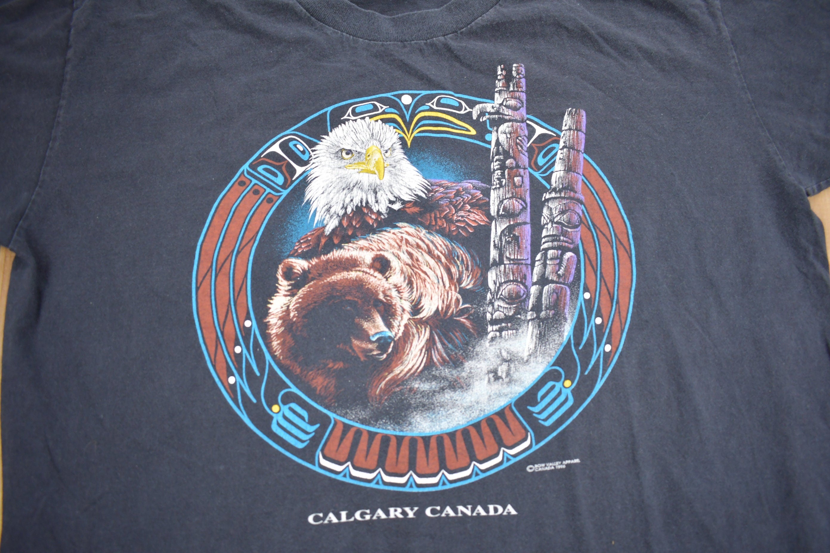 Vintage 1996 Calgary Canada Souvenir T Shirt