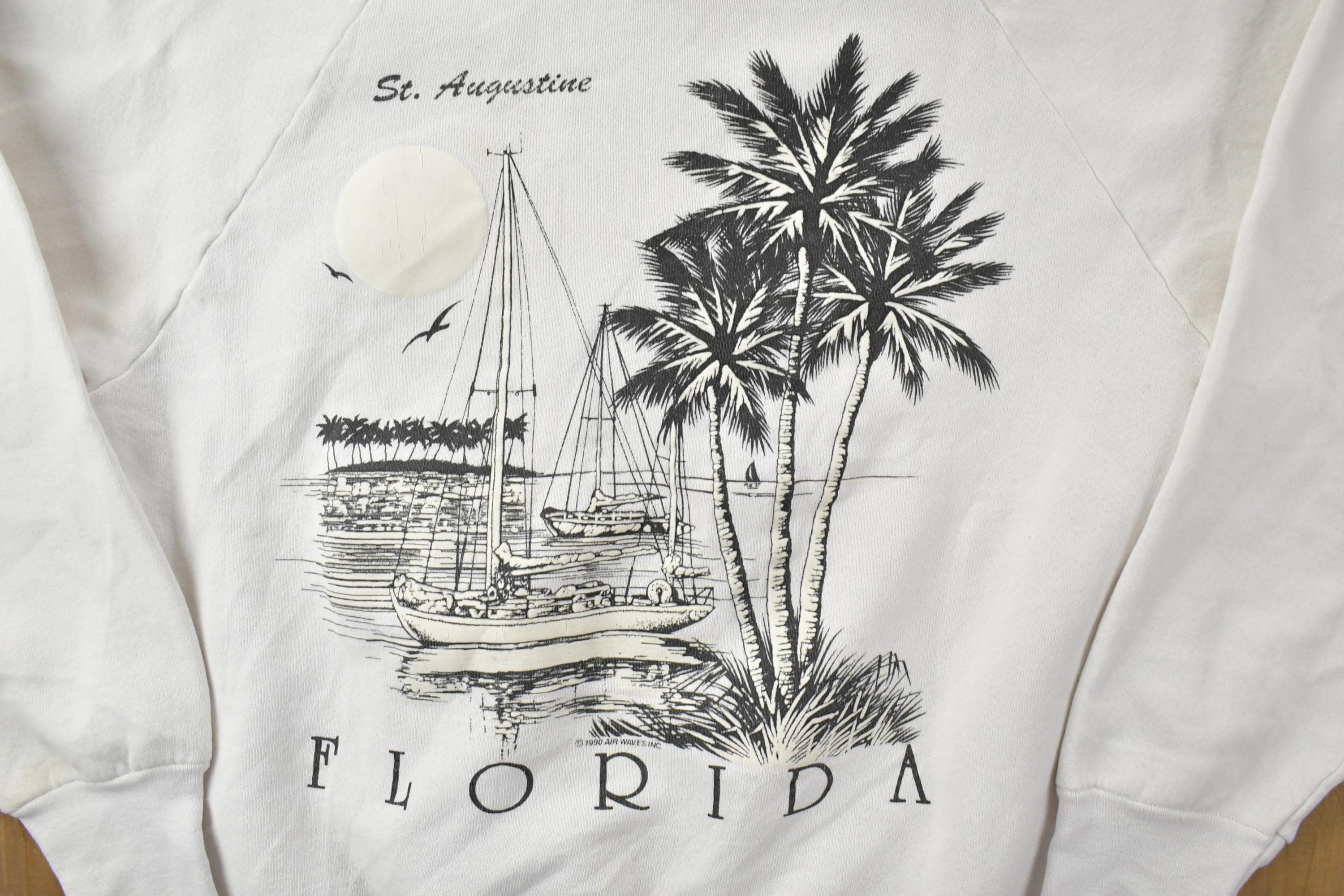 Vintage 1990s Screen Stars Florida Crewneck Sweatshirt