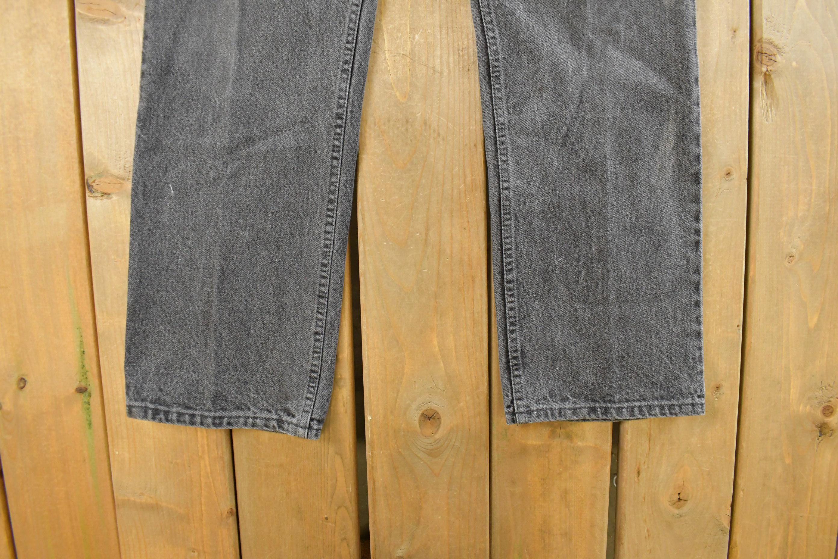 Vintage 1990s Levi's 619 Straight Orange Tab Denim Jeans Men's 36 x 31