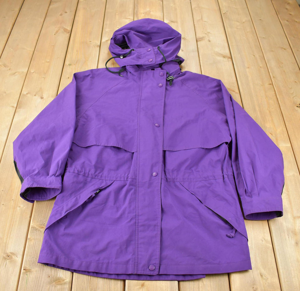 Vintage 1990s Eddie Bauer Purple Rain Jacket  90s Eddie Bauer  Size Women's L  Vintage Winter Jacket  Eddie Bauer Jacket